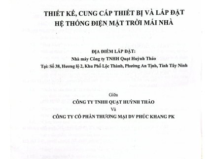 CÔNG TY CP TM DV PHÚC KHANG PK